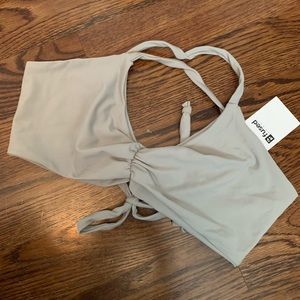 Silver Fused Hawaii Bikini Top
